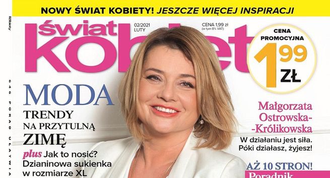 Miesięcznik "Świat Kobiety" z nowymi działami i zmienioną szatą graficzną