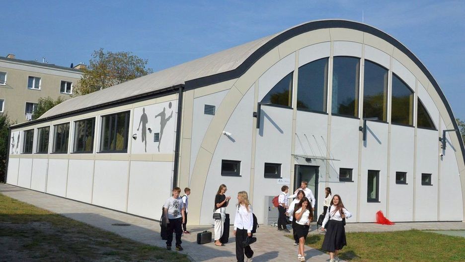Uroczystość otwarcia nowej hali sportowej dla &#34;jedynki&#34;