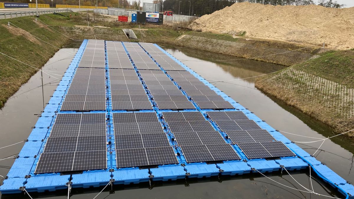 Pływająca farma fotowoltaiczna w Gdańsku