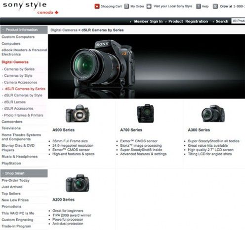 Sony Alpha A330 i dwa nowe obiektywy - niedługo premiera? 3