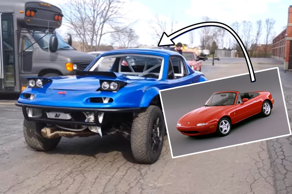 Takiej Mazdy MX-5 jeszcze nie widzieliście. To buggy z napędem Subaru WRX