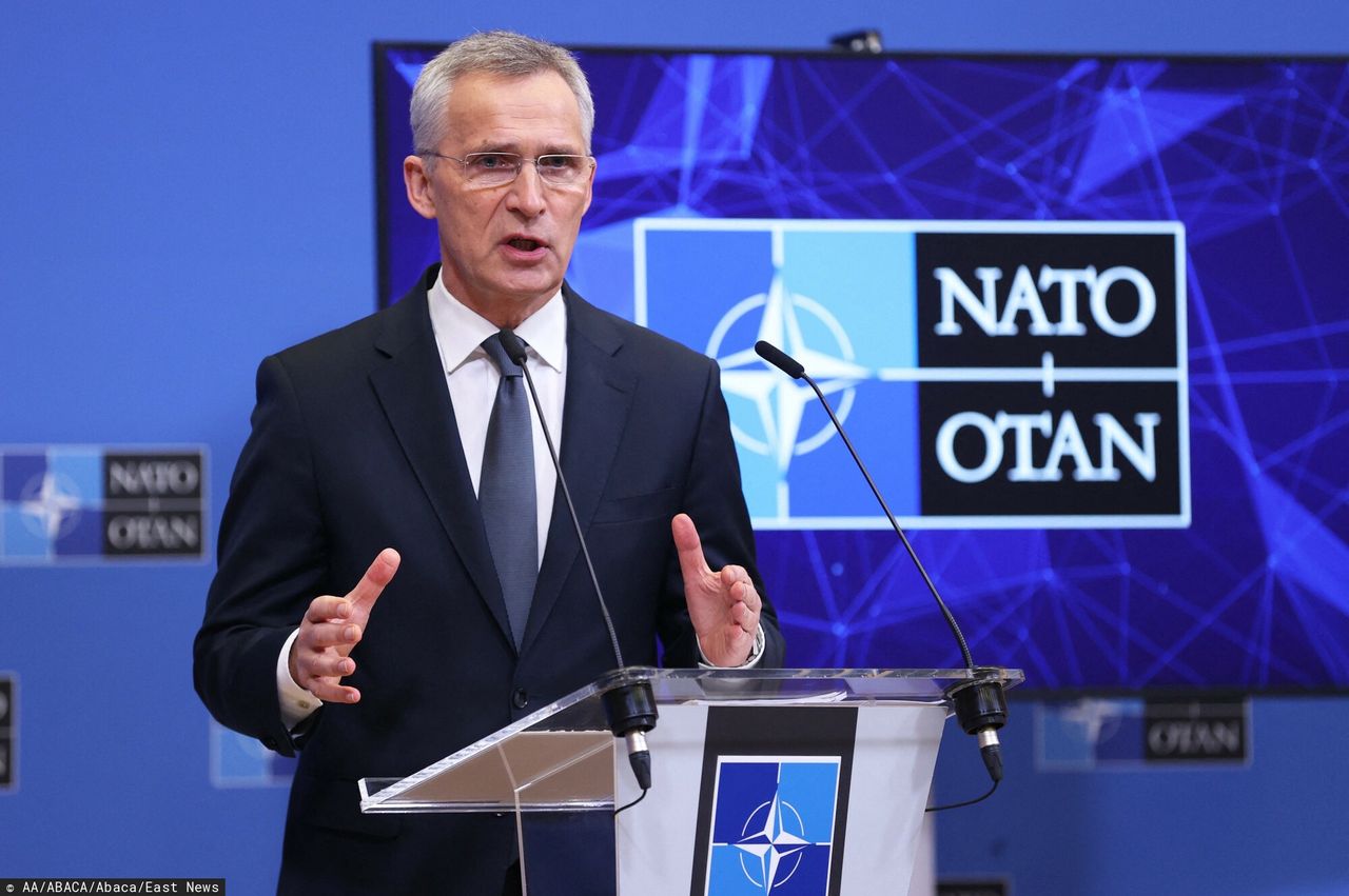 Polskie służby zatrzymały rosyjskich szpiegów. Jest komunikat NATO. Na zdjęciu sekretarz generalny Jens Stoltenberg