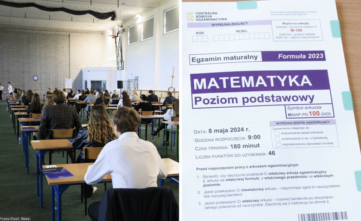 matura, matematyka Matura 2024 z matematyki na poziomie podstawowym. Mamy rozwiązania