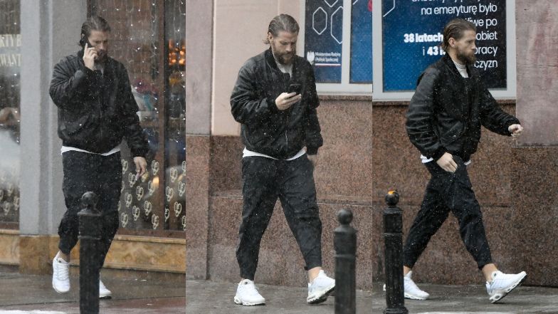 Sebastian Fabijański zaparkował na zakazie