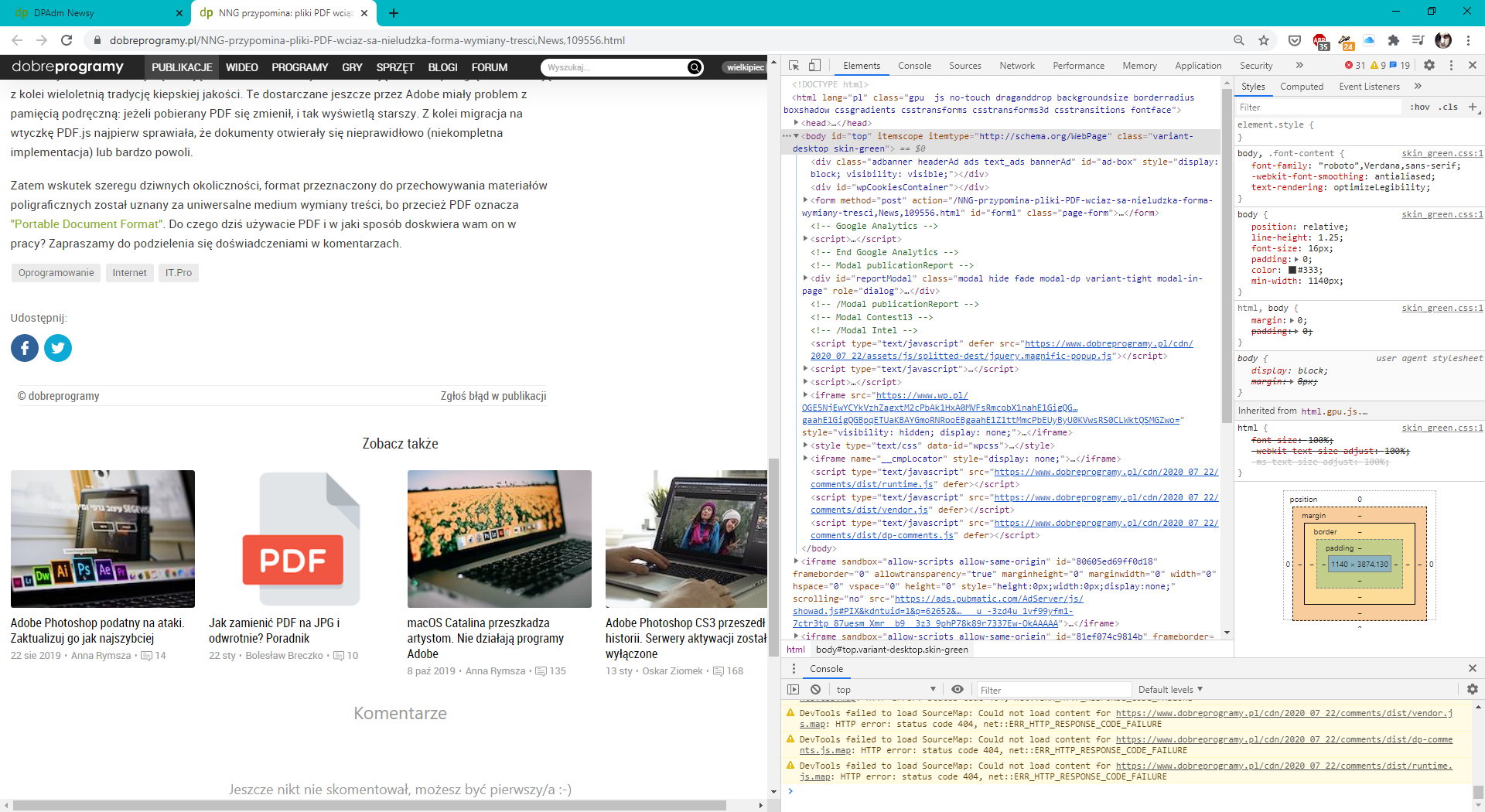 Tak, pliki HTML to też "dokumenty", ale określenie to jest pewnym nadużyciem w niniejszym przypadku