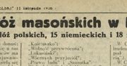 Spis lóż masońskich. Ile było ich w Polsce w 1936 roku?