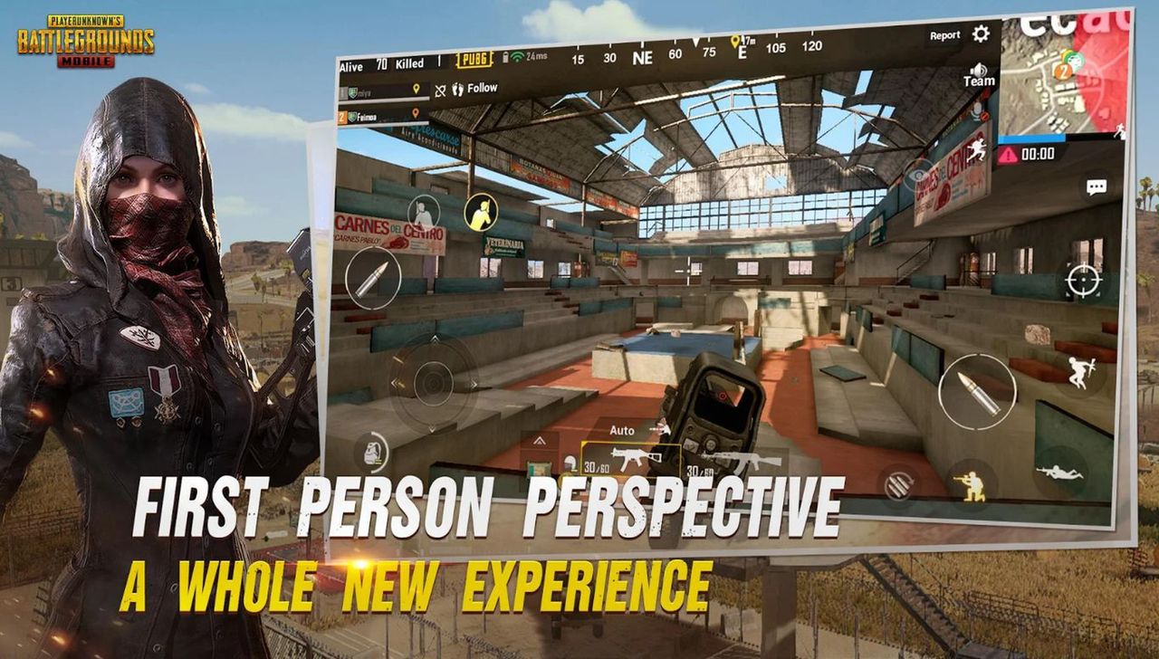 PUBG Mobile także z widokiem pierwszoosobowym