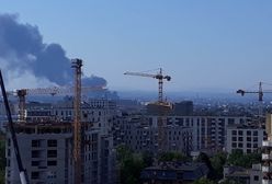 Kraków. Pożar materiałów budowlanych