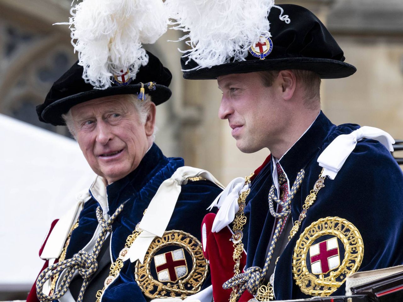 King Charles and Prince William congratulated the England team