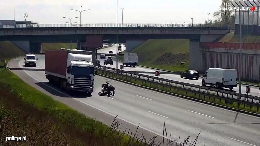 Niewielki błąd może mieć dla motocyklisty bardzo poważne konsekwencje
