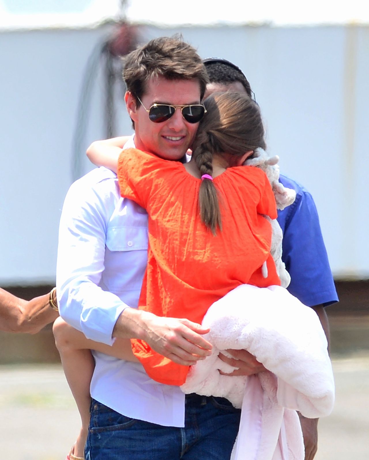 Suri Cruise and Tom Cruise