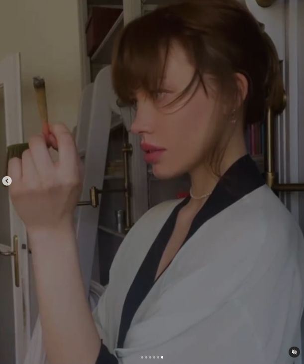 Aleksandra Linda reklamuje CBD