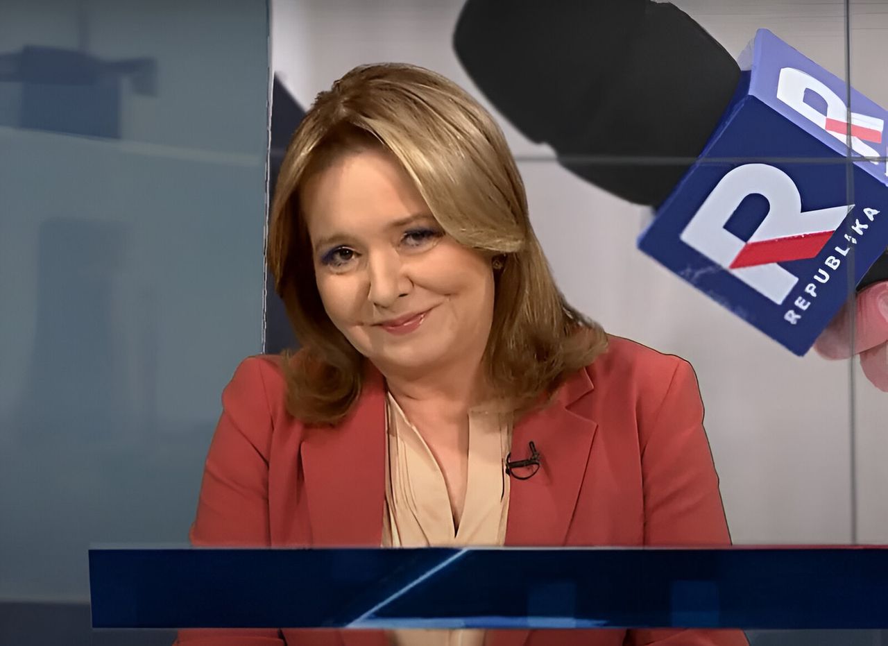 Danuta Holecka od końca grudnia 2023 r. pracuje w Telewizji Republika