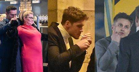 Celebryci po premierze filmowej: Roznerski z papierosem, Skrzynecka z płaszczem, Zakościelny z dziwną miną... (ZDJĘCIA)