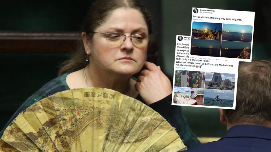 Krystyna Pawłowicz i "pocztówki z wakacji". Piękne widoki i obelgi