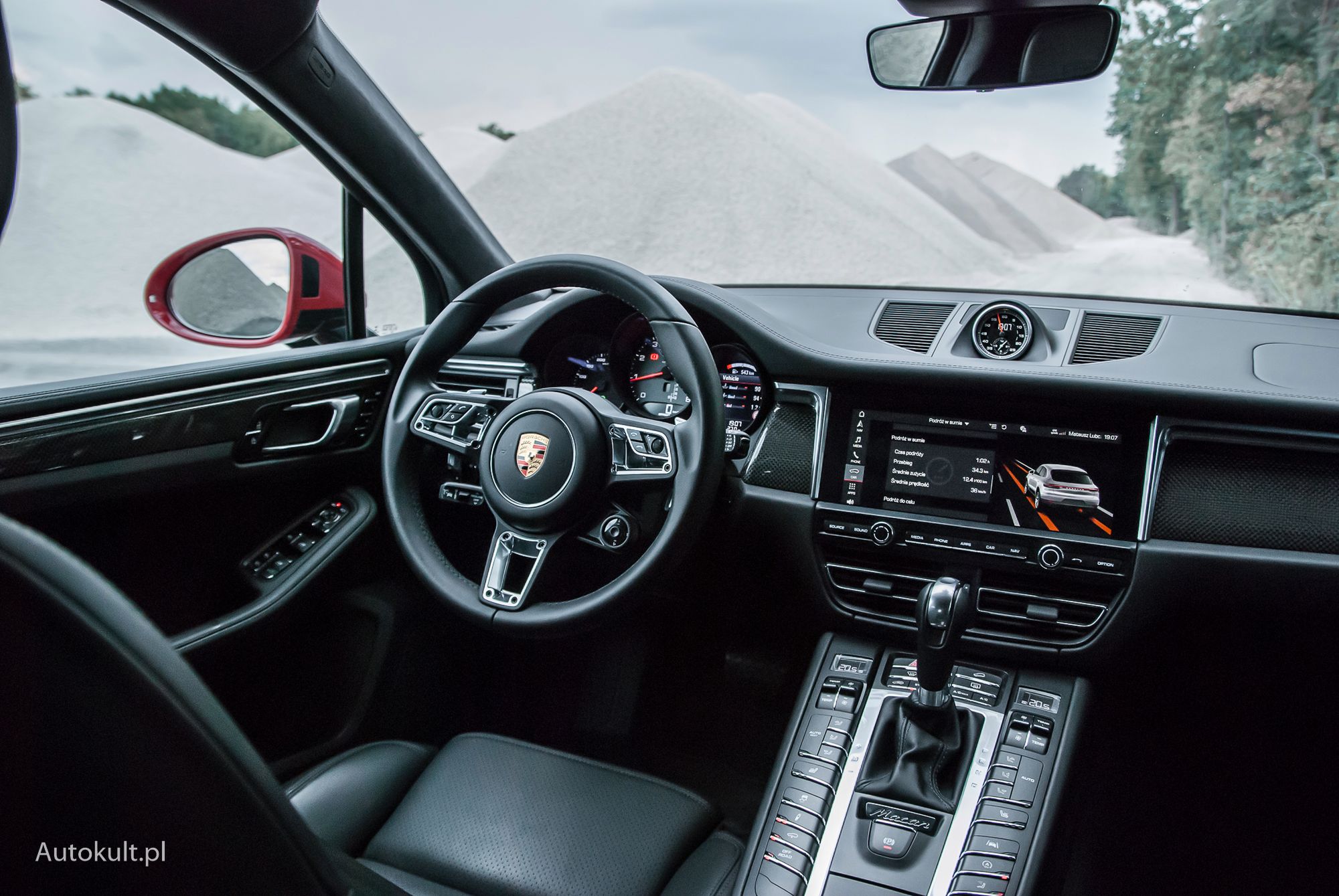 Porsche Macan S - wnętrze