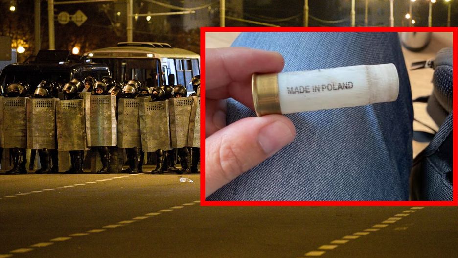 Amunicja z napisem Made in Poland została znaleziona w Mińsku