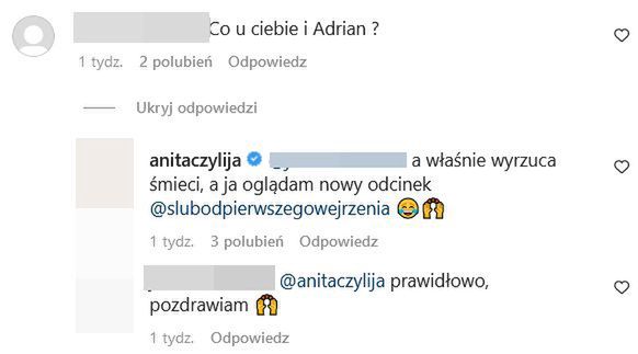 Anita zapewnia, że w jej małżeństwie nie dzieje się źle 