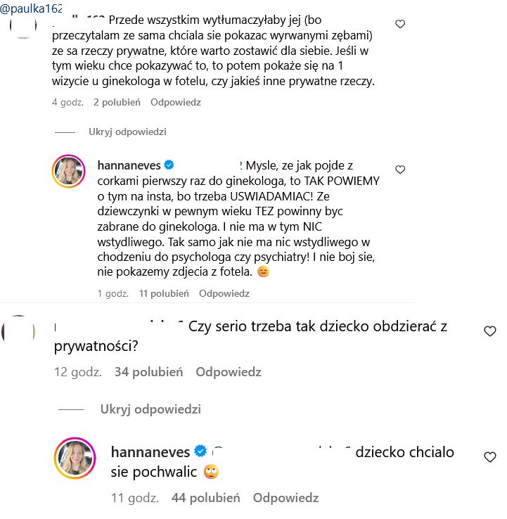 Zborowska-Neves pokazała zdjęcia córki po wizycie u dentysty