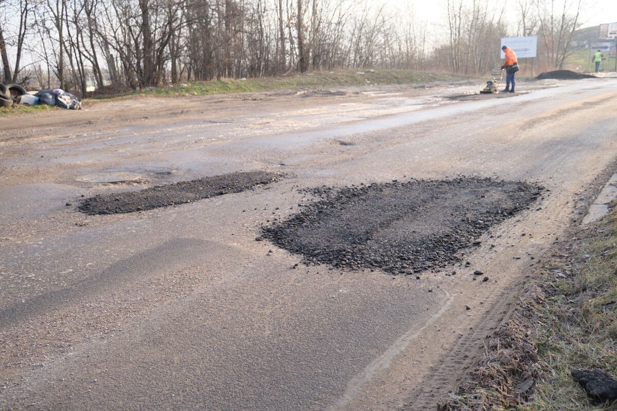 Dziury na ul. Chemicznej w Lublinie