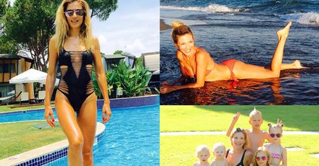 Izabella Pyżalska opala się z dziećmi (FOTO)