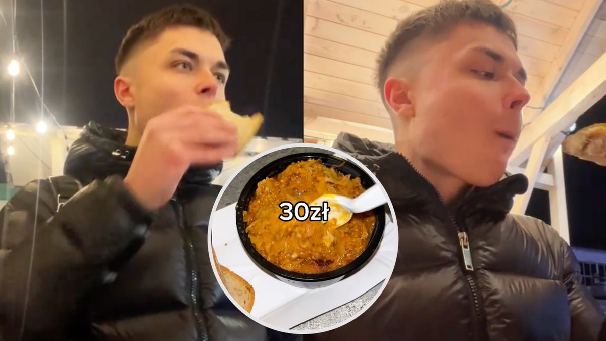 Influencer pokazał ceny i posiłki na poznańskim jarmarku