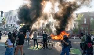 Zamieszki na ulicach Los Angeles. "My w Europie nie rozumiemy Donalda Trumpa"