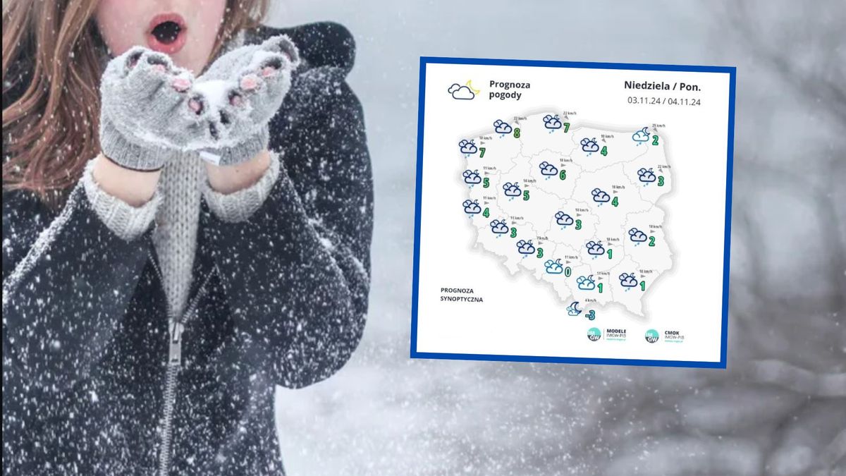 IMGW ostrzega: mroźna noc na południu, mgły na zachodzie kraju