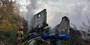 Młodzieszyn: Pożar starego spichlerza