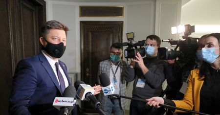 Konferencja prasowa szefa Kancelarii Premiera i minister rodziny i polityki społecznej