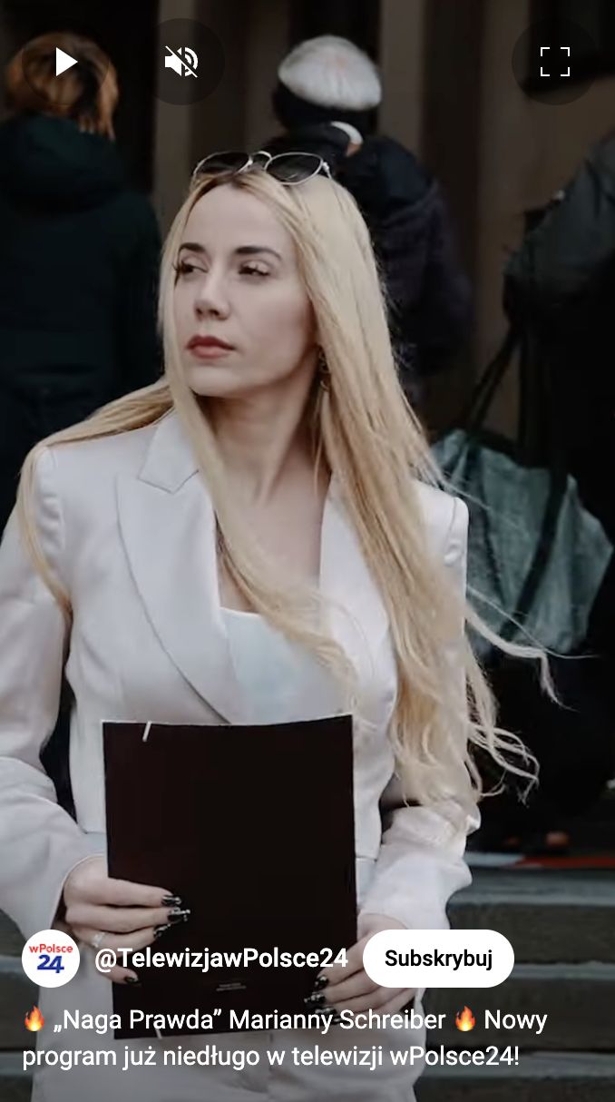 Marianna Schreiber otrzymała własny program w wPolsce24