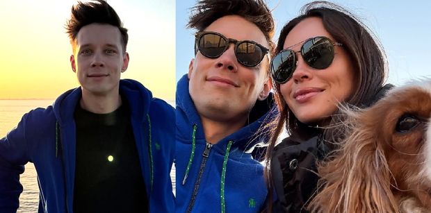 Michał Mikołajczak nosi na rękach Edytę Zając i chwali się fotkami z romantycznego wypadu nad morze. Piękna z nich para? (ZDJĘCIA)