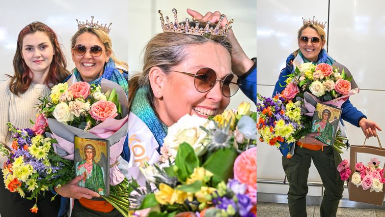 Ewa Wachowicz powitana niczym królowa