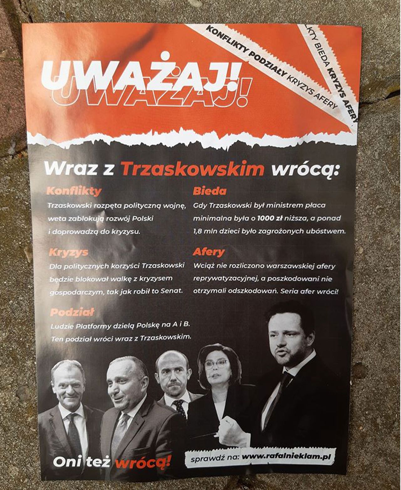 Wybory 2020. "Wróci podział, bieda i afery". Poczta Polska rozprowadza ulotki, które straszą Rafałem Trzaskowskim