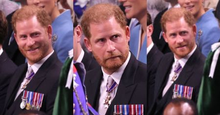 Książę Harry prezentuje całą gamę DZIWNYCH MIN na koronacji Karola III (ZDJĘCIA)