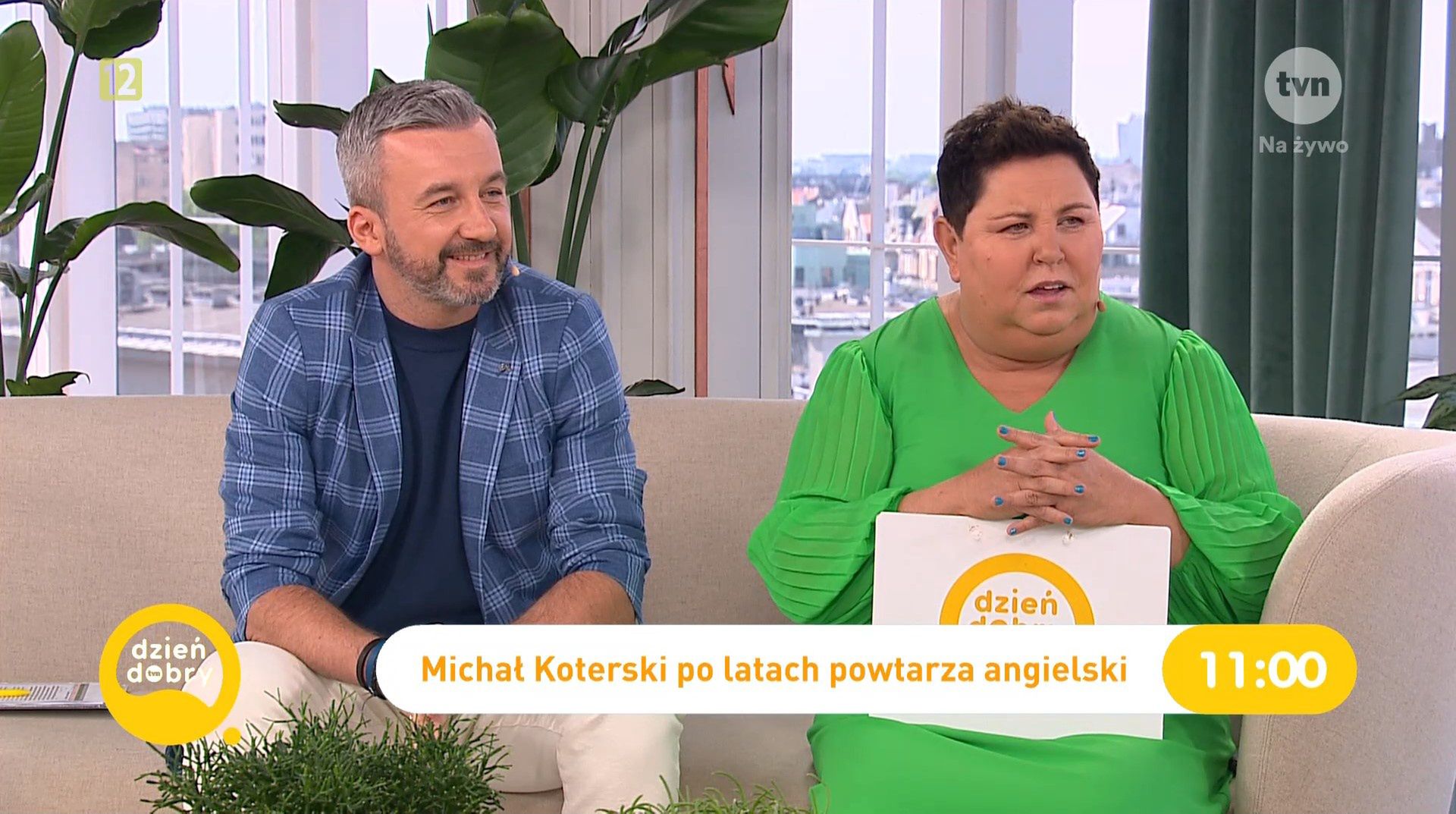 Kadr z programu "Dzień Dobry TVN"