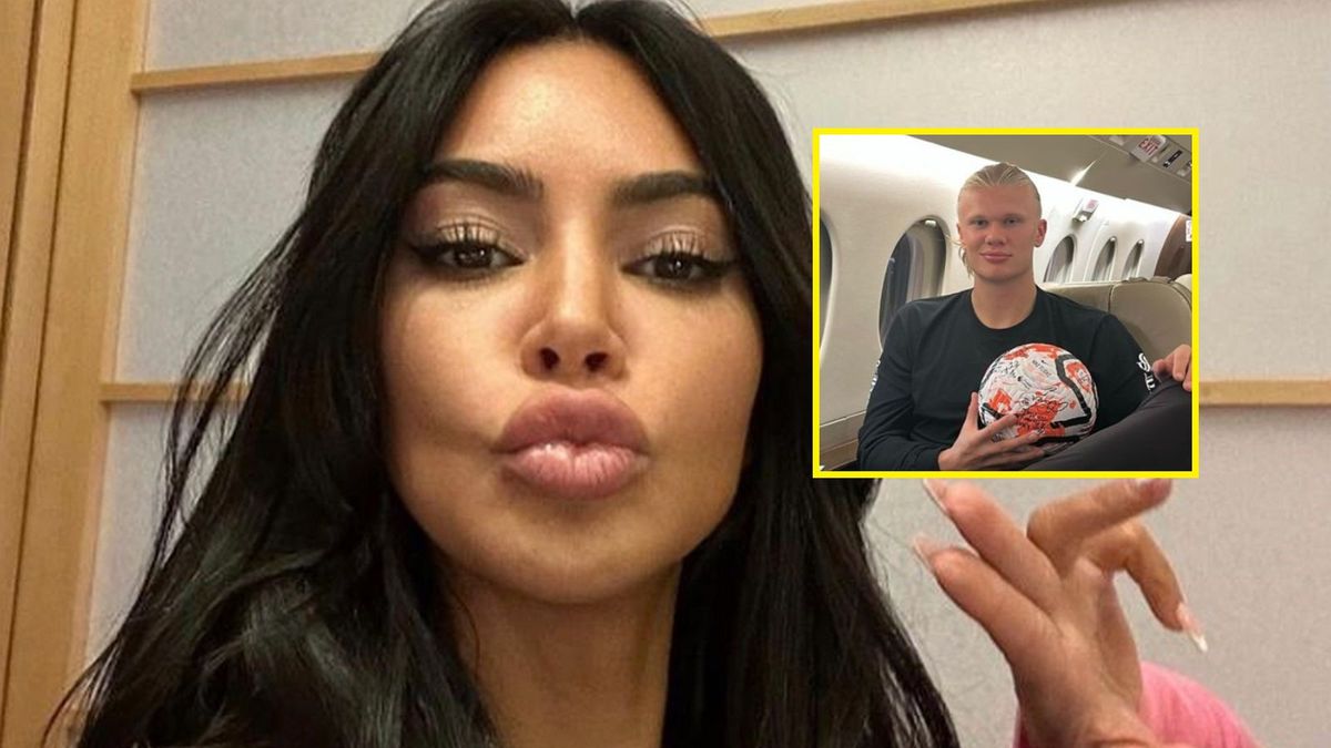Na zdjęciu: Kim Kardashian/Erling Haaland