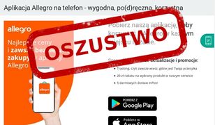 Oszustwa w sieci. To nie wiadomość od Allegro, ale próba kradzieży danych