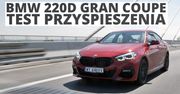 BMW 220d Gran Coupe 2.0 190 KM (AT) - przyspieszenie 0-100 km/h