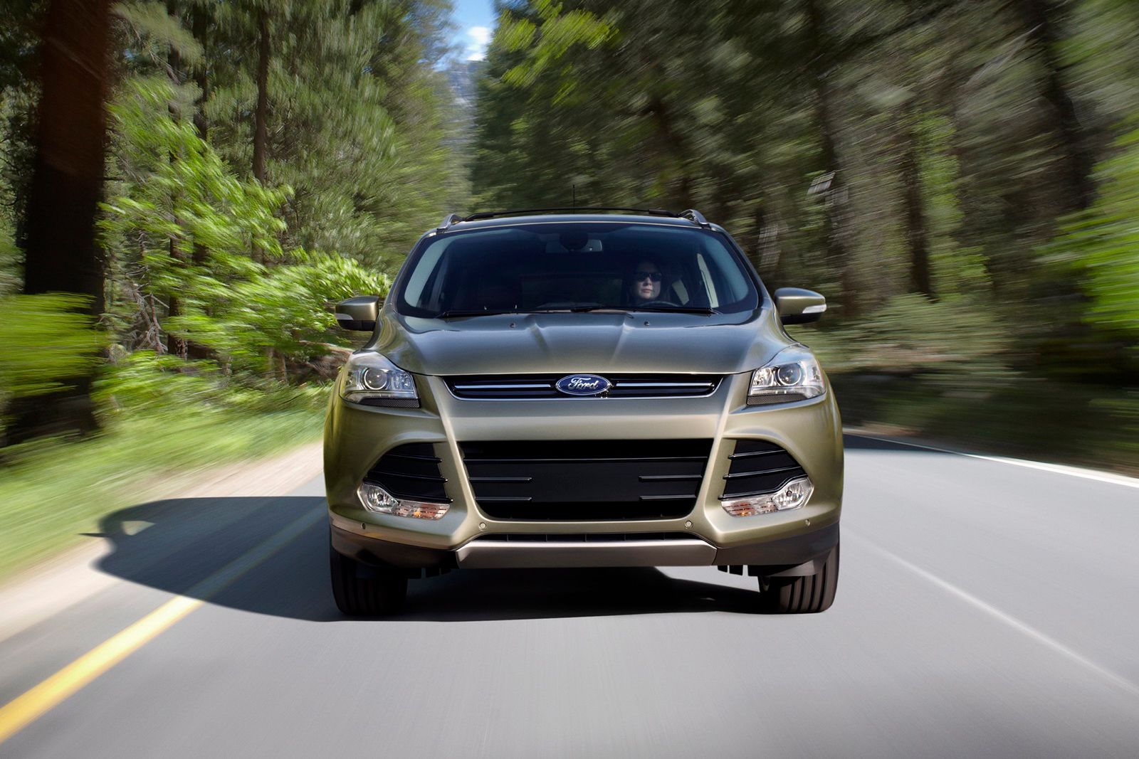 2013 Ford Escape: The muscular, defined exterior shape of the 2013 Ford Escape is complemented by a dynamic, well-appointed interior featuring new levels of craftsmanship and technology. (11/16/2011)