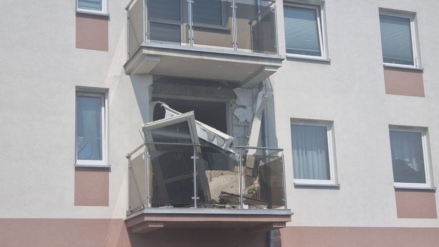Balkon po wypadku