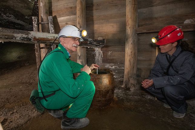 Zadania na Trasie Górniczej w Kopalni Soli "Wieliczka" 