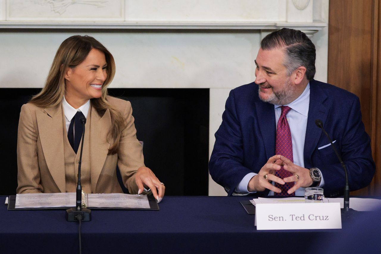 Melania Trump at a meeting in Washington