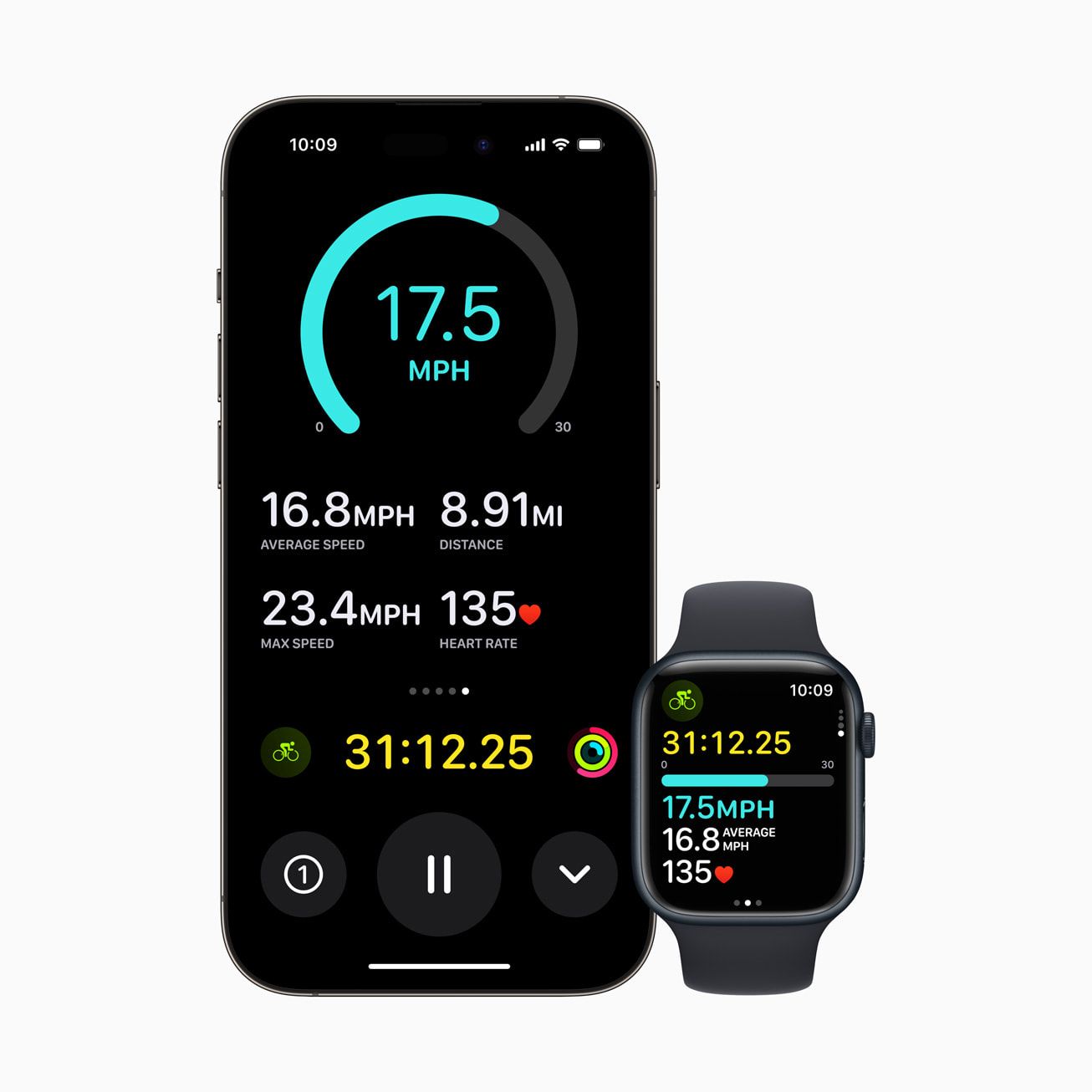 Nowe funkcje rowerowe w watchOS 10
