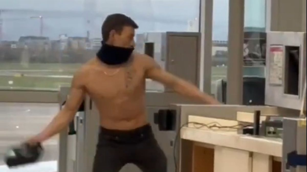 Awantura na lotnisku w Dublinie