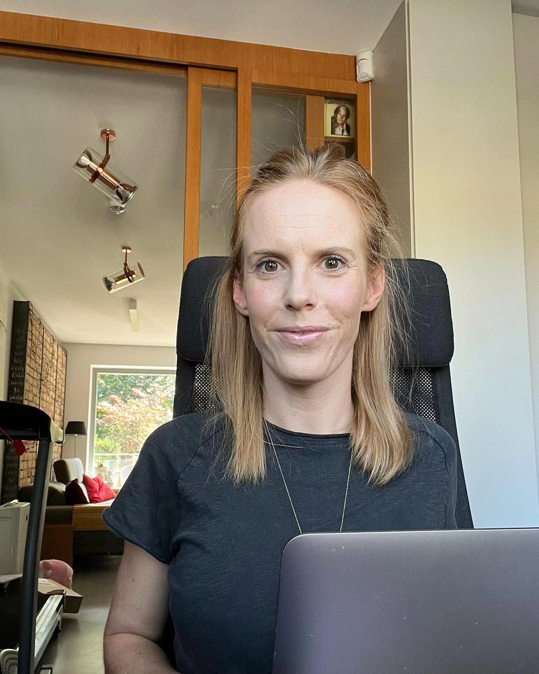 Biuro w domu Macieja Stuhra