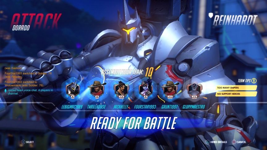 Overwatch - wskazówki co do składu drużyny