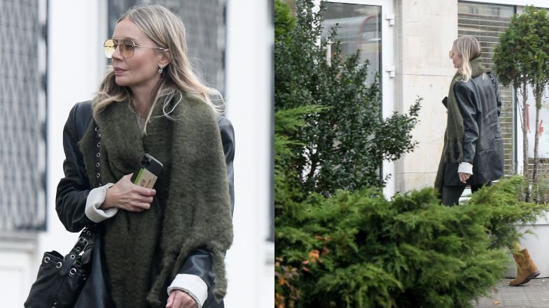 Agnieszka Woźniak-Starak w drodze na manicure