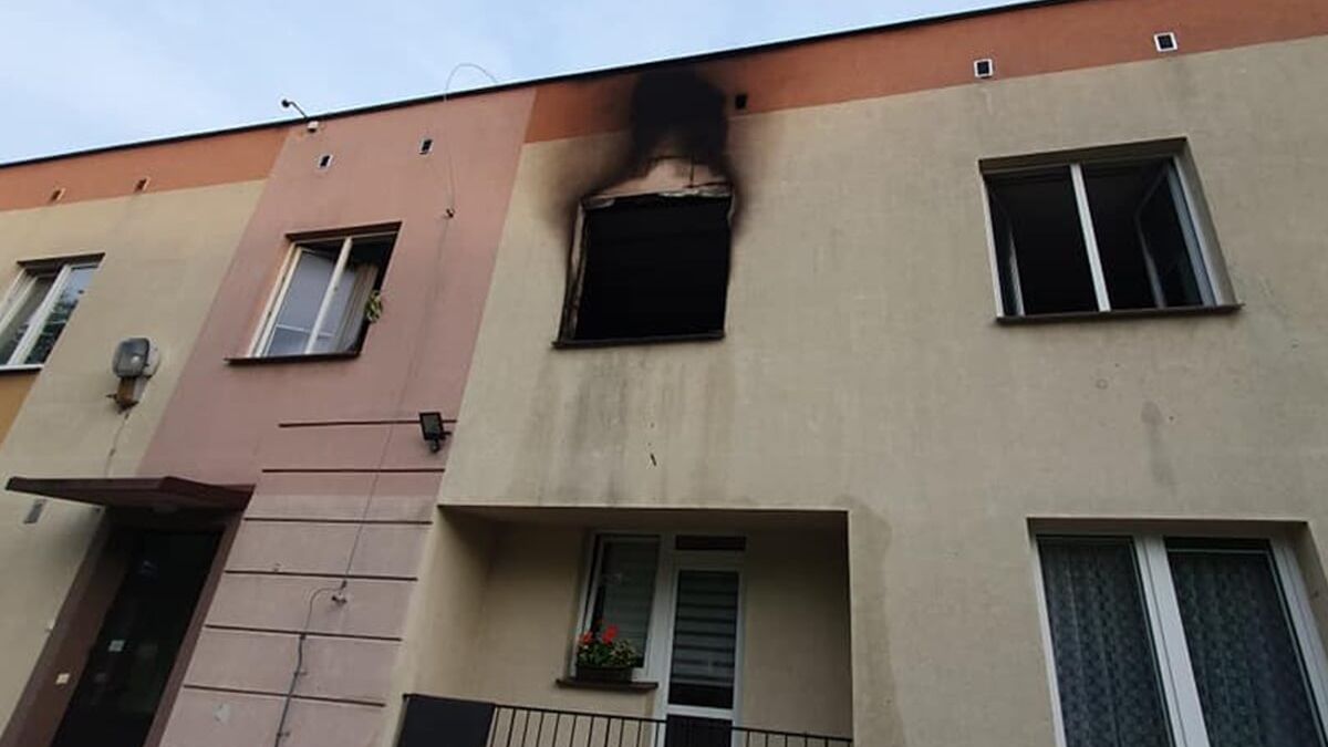 Pożar w domu dziecka przy ul. Pogodnej w Lublinie