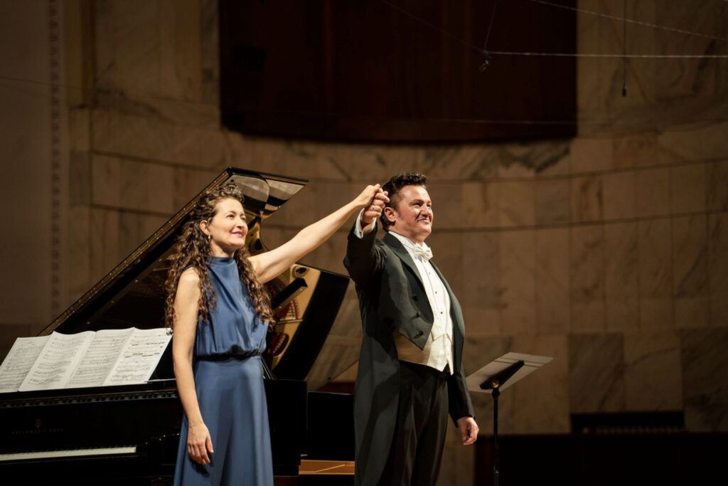 Sarah Tysman i Piotr Beczała w Filharmonii Narodowej © Piotr Łabanow / Filharmonia Narodowa